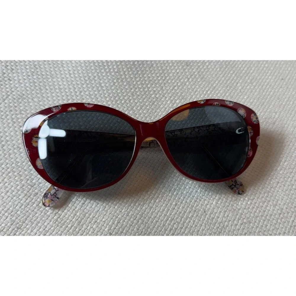 JEAN LAFONT PARIS FRANCESCA P 6068 RED MULT GRADIENT SUNGLASSES;‎ Frames Only